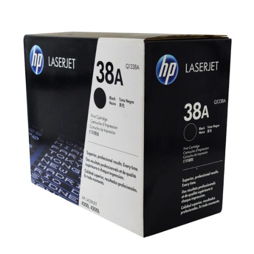 Picture of HP Q1338A (HP 38A) High Yield Black Toner Cartridge (20000 Yield)