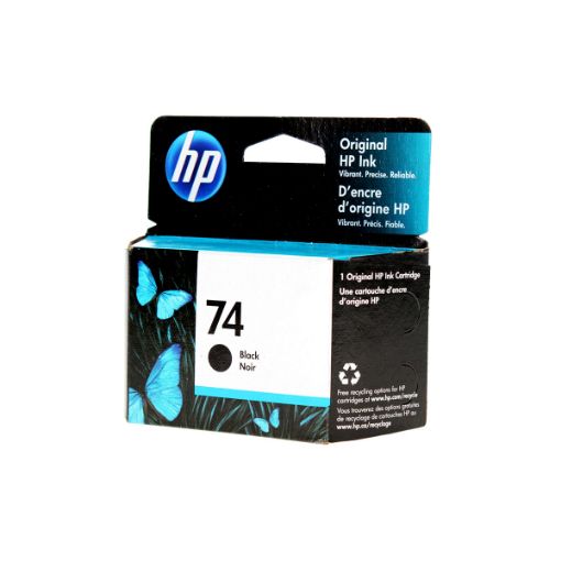Picture of HP CB335WN (HP 74) Black Inkjet Cartridge (200 Yield)