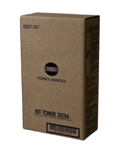 Picture of Konica Minolta 8937-747 (Type 303A) Black Laser Toner Cartridge (28000 Yield)