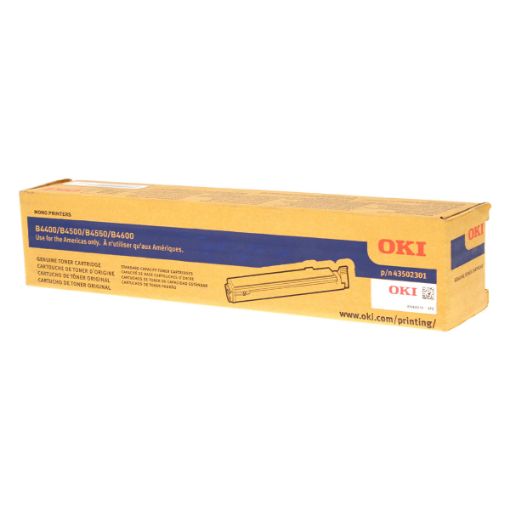 Picture of Okidata 43502301 Black Toner Cartridge (3000 Yield)