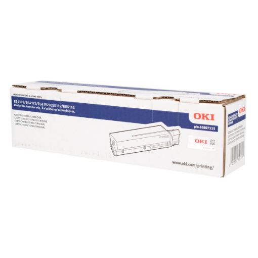 Picture of Okidata 45807115 Black Toner Cartridge (11000 Yield)