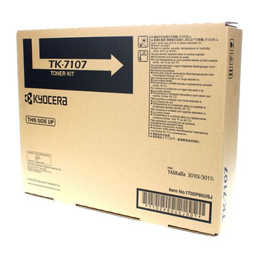 Picture of Kyocera Mita 1T02P80US0 (TK-7107) Black Toner Cartridge (20000 Yield)