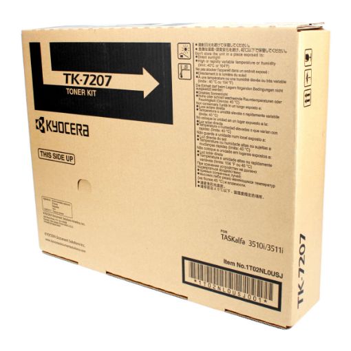 Picture of Kyocera Mita 1T02NL0US0 (TK-7207) Black Toner Cartridge (35000 Yield)
