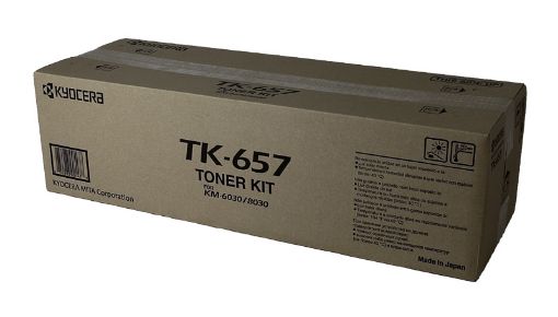 Picture of Kyocera Mita 1T02FB0US0 (TK-657) Black Toner Cartridge (47000 Yield)
