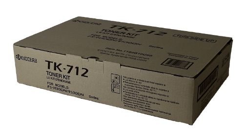 Picture of Kyocera Mita 1T02G10US0 (TK-712) Black Toner Cartridge (40000 Yield)