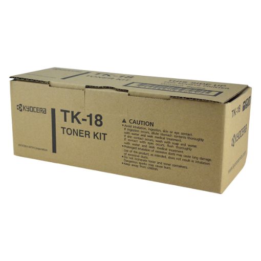 Picture of Kyocera Mita 370QB0KM (TK-18, 370PU010) Black Toner (6000 Yield)