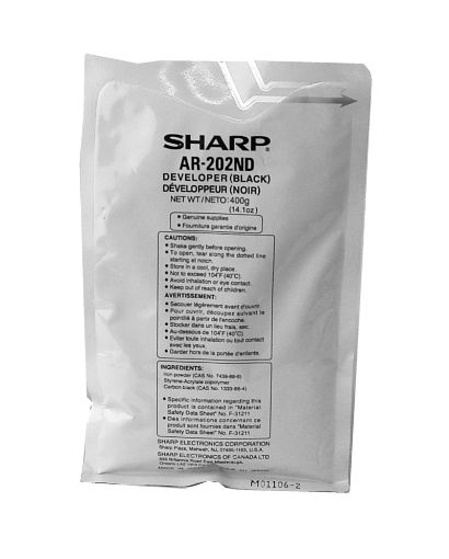 Picture of Sharp AR-202ND Black Copier Developer (30000 Yield)