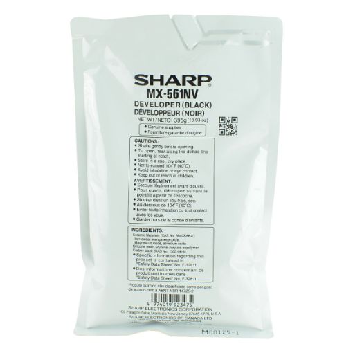 Picture of Sharp MX-561NV Black Developer (600000 Yield)