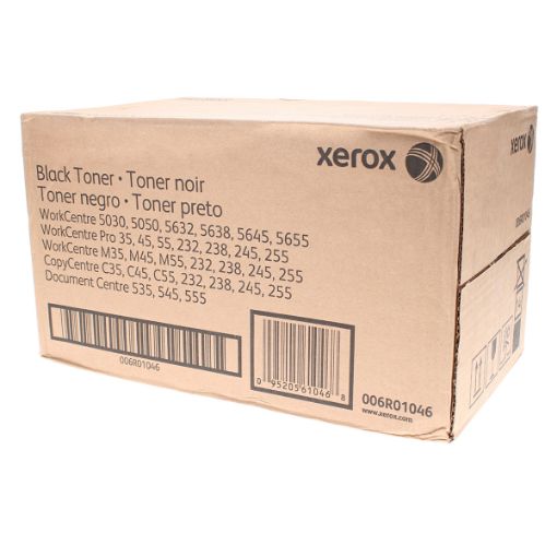Picture of Xerox 6R1046 Black Toner Cartridges (2 pack) (60000 Yield)