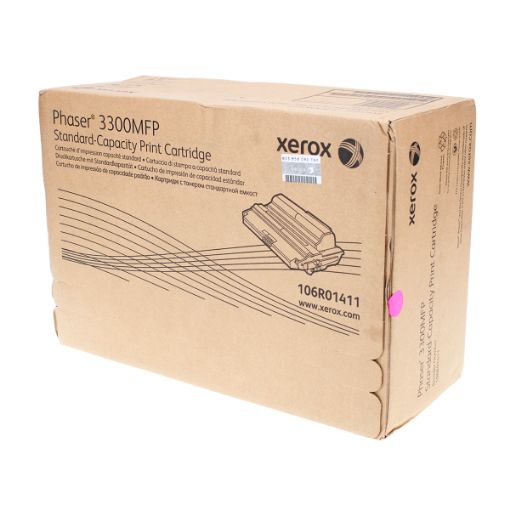 Picture of Xerox 106R01411 Black Laser Toner Cartridge (4000 Yield)