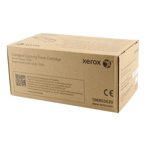 Picture of Xerox 106R03620 (106R3620) Black Toner Cartridge (2600 Yield)