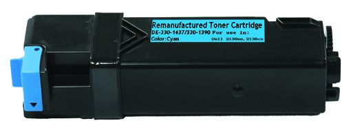 Picture of Compatible T107C (330-1437, 330-1390, FM065) Cyan Toner Cartridge (2500 Yield)