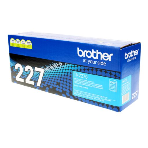 Picture of Brother TN-227C High Yield Cyan Toner Cartridge (2300 Yield)