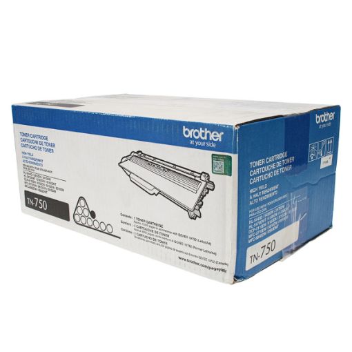 Picture of Brother TN-750 High Yield Black Toner Cartridge (8000 Yield)