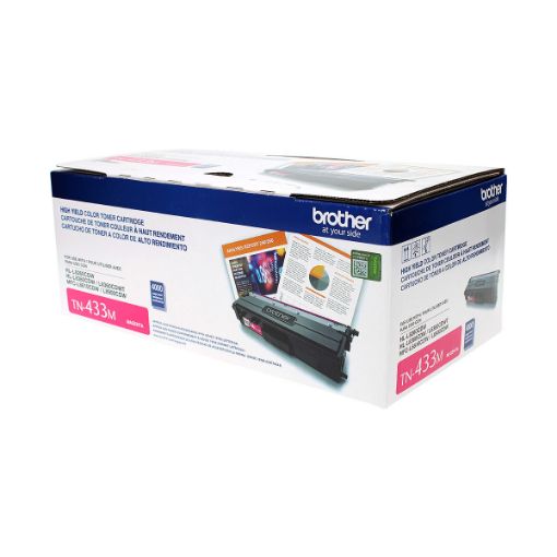 Picture of Brother TN-433M High Yield Magenta Toner Cartridge (4000 Yield)