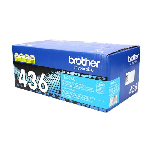 Picture of Brother TN-436C Super High Yield Cyan Toner Cartridge (6500 Yield)