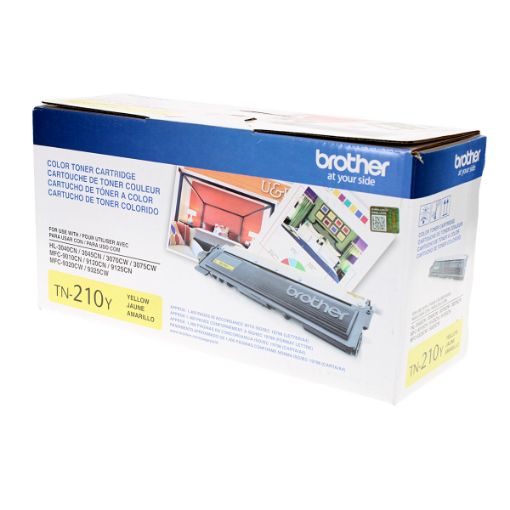 Picture of Brother TN-210Y Yellow Toner Cartridge (1400 Yield)