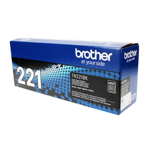 Picture of Brother TN-221BK Black Toner Cartridge (2500 Yield)