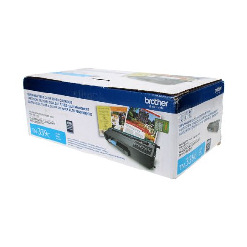 Picture of Brother TN-339C Extra High Yield Cyan Toner Cartridge (6000 Yield)