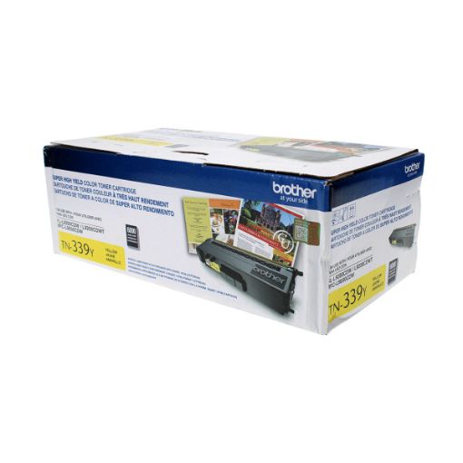 Picture of Brother TN-339Y Extra High Yield Yellow Toner Cartridge (6000 Yield)