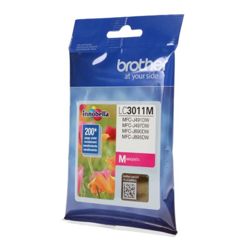 Picture of Brother LC3011M Magenta Ink Cartridge (200 Yield)