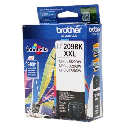 Picture of Brother LC209BK (LC209XXL) Super High Yield Black Ink Cartridge (2400 Yield)