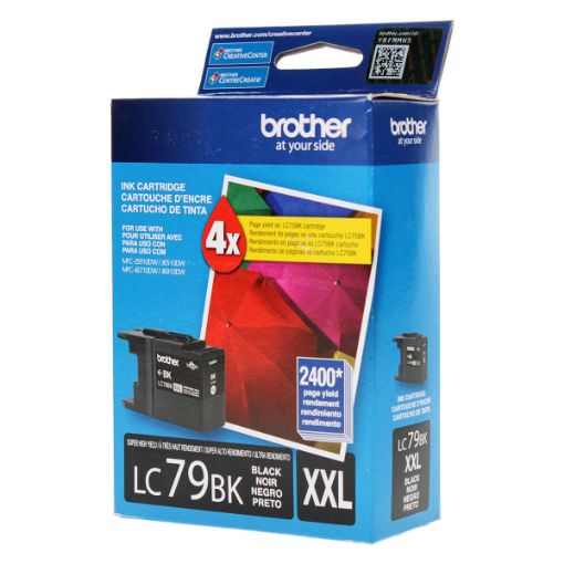 Picture of Brother LC79BK Extra High Yield Black Inkjet Cartridge (2400 Yield)