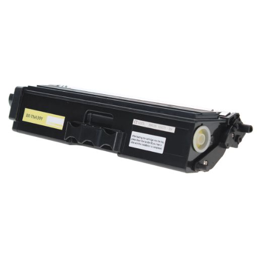 Picture of Compatible TN-439Y Ultra High Yield Yellow Toner Cartridge (9000 Yield)