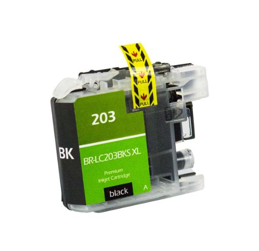 Picture of Compatible LC203Bk High Yield Black Inkjet Cartridge (550 Yield)