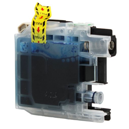 Picture of Compatible LC205C (LC205CXXLC) Super High Yield Cyan Inkjet Cartridge (1200 Yield), No Box