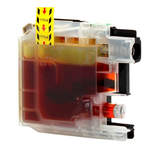 Picture of Compatible LC205Y (LC205YXXLY) Super High Yield Yellow Inkjet Cartridge (1200 Yield), No Box