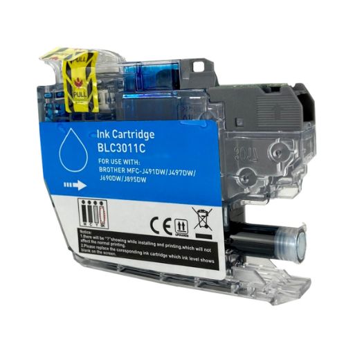 Picture of Compatible LC3011C Cyan Ink Cartridge (200 Yield)