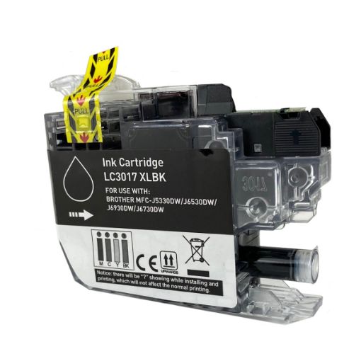 Picture of Compatible LC3017Bk High Yield Black Inkjet Cartridge (550 Yield)