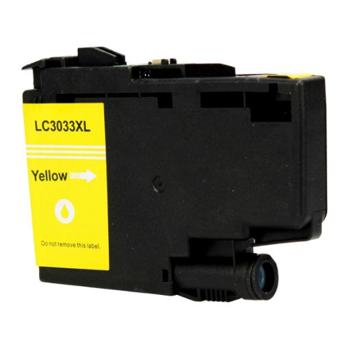 Picture of Compatible LC3033Y Super High Yield Yellow Inkjet Cartridge (1500 Yield)