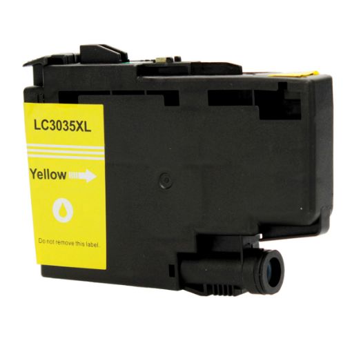 Picture of Compatible LC3035Y Ultra High Yield Yellow Inkjet Cartridge (5000 Yield), No Box