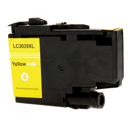 Picture of Compatible LC3039Y Ultra High Yield Yellow Inkjet Cartridge (5000 Yield), No Box
