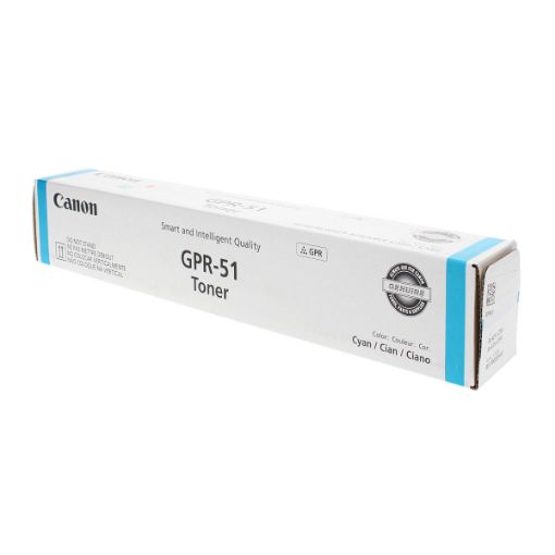 Picture of Canon 8517B003AA (GPR-51C) Cyan Toner Cartridge (21500 Yield)