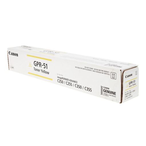 Picture of Canon 8519B003AA (GPR-51Y) Yellow Toner Cartridge (21500 Yield)