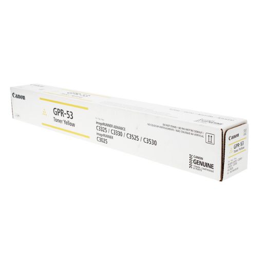 Picture of Canon 8527B003AA (GPR-53Y) Yellow Toner Cartridge (19000 Yield)