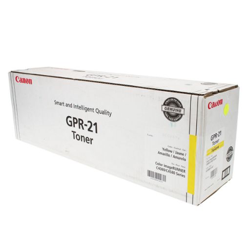 Picture of Canon 0259B001AA (GPR-21Y) Yellow Toner Printer Cartridge (30000 Yield)