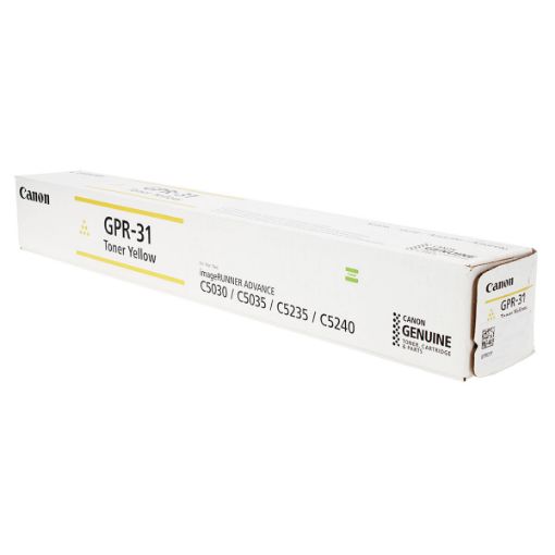 Picture of Canon 2802B003AA (GPR-31Y) Yellow Toner Cartridge (27000 Yield)
