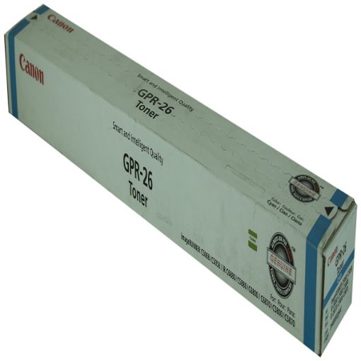Picture of Canon 2448B003AA (GPR-26C) Cyan Toner Printer Cartridge (9500 Yield)