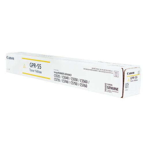 Picture of Canon 0484C003AA (GPR-55Y) High Yield Yellow Toner Cartridge (60000 Yield)