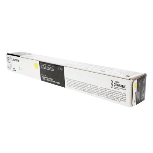 Picture of Canon 3766C003AA (GPR-61Y) Yellow Toner Cartridge (60000 Yield)