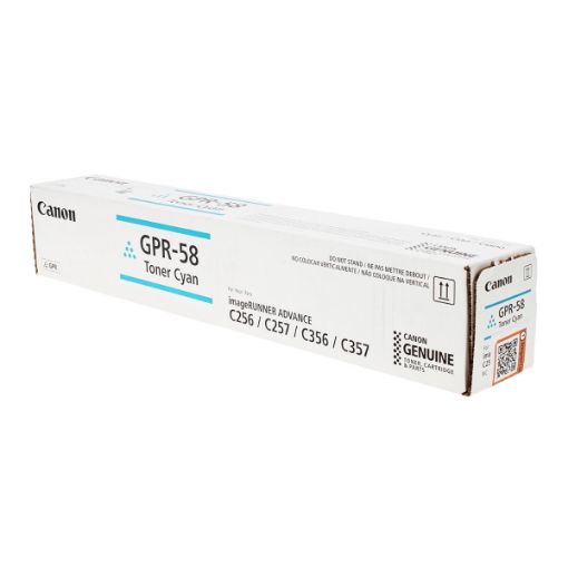 Picture of Canon 2183C003AA (GPR-58C) Cyan Toner Cartridge (18000 Yield)