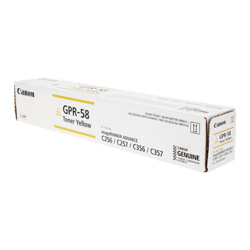 Picture of Canon 2185C003AA (GPR-58Y) Yellow Toner Cartridge (18000 Yield)