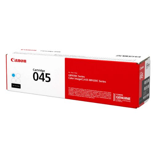 Picture of Canon 1245C001AA (Canon 045HC) High Yield Cyan Toner Cartridge (2200 Yield)