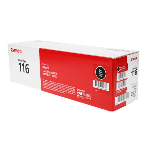 Picture of Canon 1980B001AA (Canon 116K) Black Laser Toner Cartridge (2200 Yield)