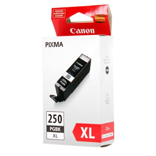 Picture of Canon 6432B001 (PGI-250XL) High Yield Black Inkjet Cartridge (500 Yield)