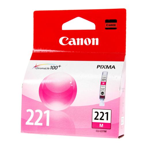 Picture of Canon 2948B001 (CLI-221M) Magenta Inkjet Cartridge (420 Yield)